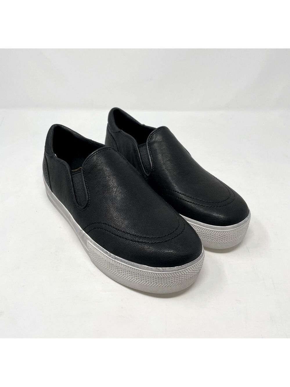 NIB Ash Womens Jungle Fashion Black Leather Sneakers - US9/EU40